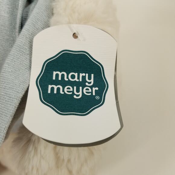 Mary Meyer Barnes & Noble Snowman Plush Grey Top Hat Blue Scarf Stuffed Toy - Picture 6 of 12